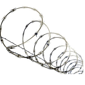Fil de fer barbelé haute sécurité 25 kg avec fil de fer à lame croisée, galvanisé à chaud/revêtu de PVC pour clôture anti-rouille - Product Image 5