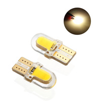 2 Stück T10 COB LED-Glühbirne Silikon-Kristall W5W Keilförmige Leuchte CANBUS Fehlerfrei Parklicht Kennzeichenbeleuchtung 12V