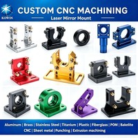 Base de montage en aluminium 6063 anodisé dur, OEM, à rainure en queue de pie, pour alignement d'interféromètres