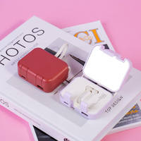 Chargeur rapide 2-en-1 portable avec batterie externe, clip dorsal pour sac à main, affichage LED, charge solaire, ABS+Silicone, mini porte-clés