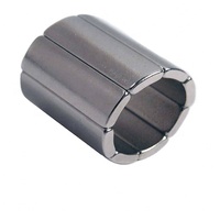 Magnet Busur NdFeB N42H Magnet Motor Segmen Rotor Permanen Neodymium untuk Generator Turbin Angin