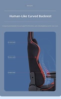 Chaise de course ergonomique en cuir pour esports, pivotante à 360 degrés, hauteur réglable, support lombaire, appui-tête en tissu, personnalisable
