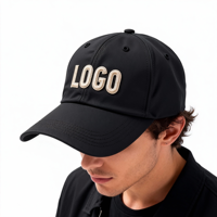 Gorra de Béisbol de Lujo de Algodón Personalizable al por Mayor para Hombre, Gorra Deportiva Impermeable con Logotipo Bordado, Gorra de Béisbol en Blanco