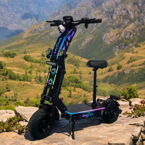Trottinette électrique pour adultes avec E-ABS, double moteur, démarrage NFC, réglage via application, autonomie longue portée 200-300 km, 72V 80AH 100AH, idéale pour le dropshipping - Product Image 1