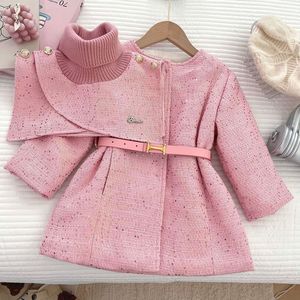 Ropa de Invierno para Niñas, Abrigo con Forro Polar, Ropa Infantil Moderna y Elegante para Niñas de 90-150 cm - Product Image 5
