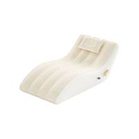 Canapé-lit floqué moderne pour camping en plein air - Chaise longue/salopette gonflable extra large et épaisse, pliable et portable pour la sieste