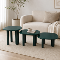 Table basse moderne en MDF, personnalisable, fabriquée en Chine