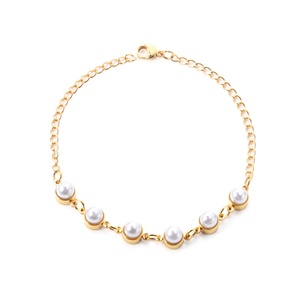 Ason - Nueva Pulsera de Cadena con Colgante de Perla, Diseño de Brazalete de Moda para Niñas Pequeñas - Product Image 3