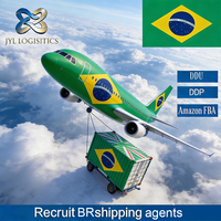 Agente de Carga Aérea FBA, Envío a Brasil Puerta a Puerta, Servicio de Logística, Entrega, Exportación, Consolidación, Tarifas DDP