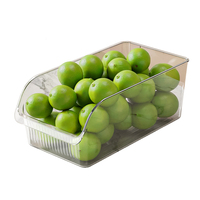 Boîte de rangement rectangulaire pour congélateur Xing You, en PET de qualité alimentaire, écologique, durable, multifonctionnelle, grande capacité, organisateur de cuisine