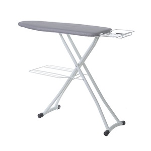 High Quality Home Foldable Free Standing Adjustable <strong>Ironing</strong> Board <strong>with</strong> Iron Rest and <strong>Storage</strong> Rack - Product Image 6