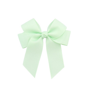 Cn Tùy Chỉnh Màu Sắc Grosgrain Ribbon Tóc Cung Đuôi Dài Tóc Clip Trẻ Em Cô Gái Thủy Thủ Kẹp Tóc - Product Image 5