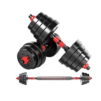 Dumbbell Besi Tetap Profesional Tahan Air untuk Fitness Indoor Grosir, Berbagai Berat, untuk Gym
