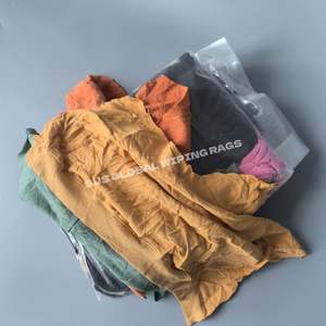 Paños de limpieza de felpa de colores, 100% algodón reciclado, para limpiar herramientas y maquinaria de taller - Product Image 1