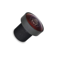 Lensa Fisheye 180 derajat 5MP 1.8mm F2.0 1/2.5 inci Mini M12 Lensa CCTV IR
