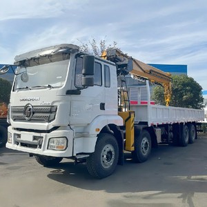 Nouveau camion-grue Shacman H3000 8x4 de 12, 14 ou 16 tonnes avec flèche droite à 5 sections et équipement de forage - Product Image 1