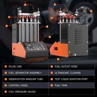Máquina de Limpieza de Inyectores de Combustible para Automóviles GDI ANCEL ANJ400, 4 Cilindros, EFI, FEI, Boquillas de Inyección de Gasolina, Herramienta de Prueba de Limpieza Ultrasónica