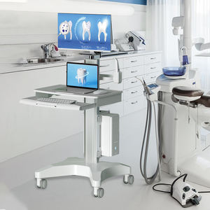 Carrello per Workstation dentale con cassetti integrati | Trasportare, montare e organizzare il tuo <span class=keywords><strong>Scanner</strong></span> e Monitor orale | Modello OC-1T-KB - Product Image 6