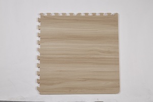 Chuyên Nghiệp Mật Độ Cao Lồng Vào Nhau Ánh Sáng Dark Wood Grain Pattern EVA <span class=keywords><strong>Foam</strong></span> Phòng Tập Thể Dục Sàn Mat Gạch - Product Image 5