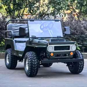 Jeep <b>4x4</b> All-Terrain Electric Classic Sightseeing Car Hybrid Customized Color Q235B Steel <b>Frame</b> - Product Image 5