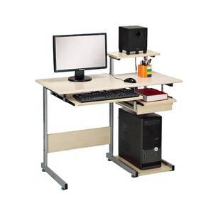 Stylish Industrial-Modern Wooden PC Desk <strong>for</strong> Students Durable <strong>Computer</strong> <strong>Table</strong> - Product Image 4