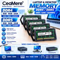 Mémoire RAM pour Ordinateur Portable DDR4 16 Go 4 Go 8 Go, Mémoire SO-DIMM 3200 MHz 2400/2666 MHz, DDR5 16 Go 8 Go 4800/5200/5600 MHz, Nouvelles RAM DIMM