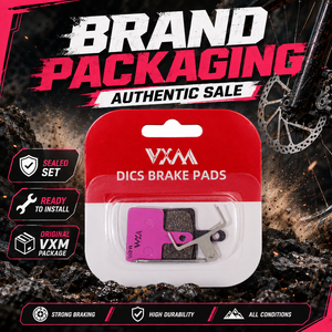 Plaquettes de frein à disque en céramique carbone VXM, sans grincement, résistantes à la décoloration, durables, plaquettes de frein à disque de remplacement pour VTT - Product Image 5