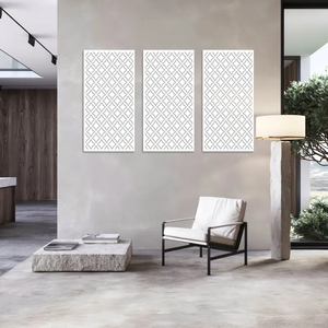 Paravent <span class=keywords><strong>de</strong></span> bureau simple en fer forgé, grille croisée en métal, salon, véranda, fond décoratif creux - Product Image 4