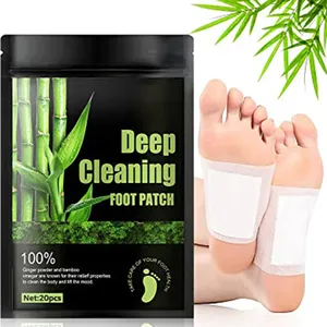Detoxifying Foot Pads Bamboo Foot Relief Improve Sleep Relief Relieve Stress Body Toxins Deep Cleansing Foot Patch