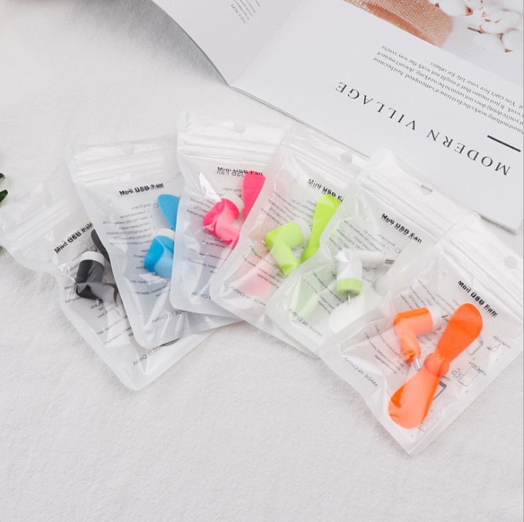 Android phone fan + OPP bag packaging