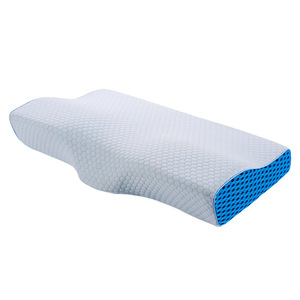 Memory Foam Pillow Oblong Medium Firmness Wavy Core Sleep Support Side Sleeper - Product Image 1