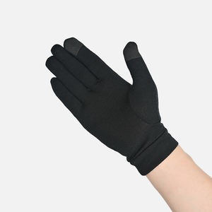 Müslüman Siyah Kadınlar Dokunmatik Ekran Telefon Koruyucu Pamuklu/Spandeks Dört Mevsim BİLEK Boyu Eldivenler İğne Algılama Özellikli - Product Image 3