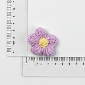 Joyfort - Flores Artificiales Tejidas a Mano, Flores de <span class=keywords><strong>Lana</strong></span> Tejidas a Crochet para Regalo de Festival - Product Image 4