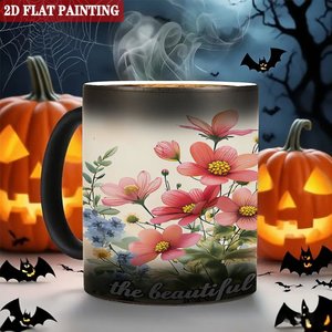 Taza Personalizada para Sublimación de 11 oz, Cerámica Negra Esmerilada, Cambia de Color con el Calor, Taza de Regalo en Blanco - Product Image 6