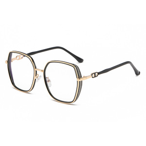 <span class=keywords><strong>Lunette</strong></span> <span class=keywords><strong>photochromique</strong></span> et <span class=keywords><strong>anti</strong></span>-bleu or rose hexagone métallique surdimensionné diamant Bling Bling <span class=keywords><strong>anti</strong></span>-<span class=keywords><strong>reflet</strong></span> femmes lunettes optiques - Product Image 6