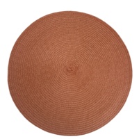 Napperon de Table à manger tissé en polypropylène de couleur unie écologique classique pour une utilisation en cuisine Restaurant Home Hotel