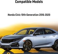 Écran tactile capacitif en verre de 7 pouces, modèle 39101-TGG-A01-M1 pour autoradio de navigation LCD Civic 10e génération 2016-2020