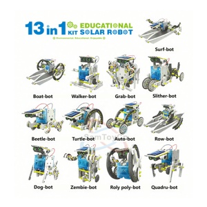 समोइसिन थोक सौर ऊर्जा संचालित प्रयोग किट बच्चों के लिए विज्ञान रोबोटिक कार खिलौने सेट डिय रोबोट शिक्षा किट - Product Image 4