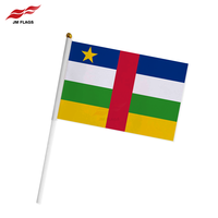 Produits les plus populaires République centrafricaine Drapeau de main 14*21cm Drapeau de la République centrafricaine