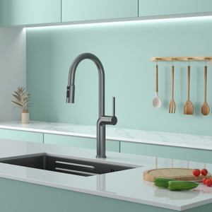 Keran dapur 2024, keran dapur logam campuran seng kelas komersial tarik dengan khusus - Product Image 3