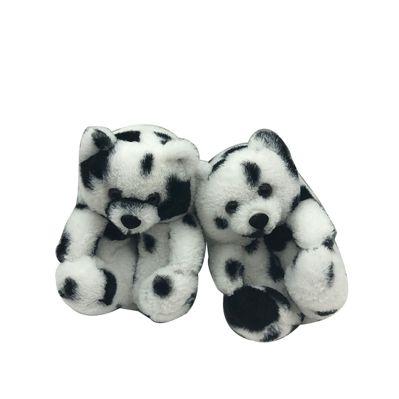 Top Selling Custom Stuffed Plush slippers Toy Teddy Plush Bear House slippers Bedroom children's slippers for selling