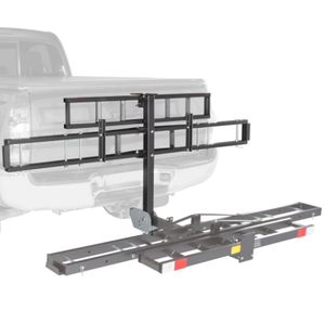 Porte-<span class=keywords><strong>moto</strong></span> pliant en acier Black Widow Rack de montage d'attelage robuste Barres de toit de voiture noires - Product Image 2