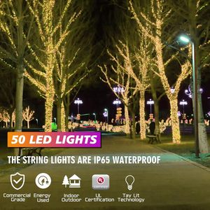 ไฟประดับ LED รูปดาว ขนาด 5 มม. สำหรับตกแต่งคริสต์มาส ใช้ได้ทั้งภายในและภายนอกอาคาร แสงสีขาวอบอุ่น กระพริบได้ มาตรฐาน IP65 ผลิตจากพลาสติก ทนทาน เหมาะสำหรับตกแต่งในช่วงเทศกาล - Product Image 3