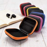 맞춤형 소형 여행용 하드쉘 전자제품 휴대 케이스 디지털 액세서리 보관 가방 (USB 플래시 드라이브, 이어폰용)