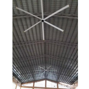 Ventiladores de Techo Comerciales HVLS AMTHI de 30dB <span class=keywords><strong>Muy</strong></span> Silenciosos y Ahorradores de Energía, 220v 1100w 1500W 12 pies, para Gimnasio, Refrigeración, Sin Mantenimiento - Product Image 6