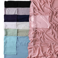 Warna Murni Berkualitas Tinggi Dengan Bagian Bawah Senada Warna, Tudung Terintegrasi Dengan Kancing Magnetik, Syal Penutup Kepala Praktis Terpadu