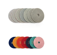 3 disques de polissage à l'eau pour pierre, pour carrelage céramique, chanfreinage, finition des bords, meuleuse d'angle, plaque de meulage, disque de meulage pour marbre