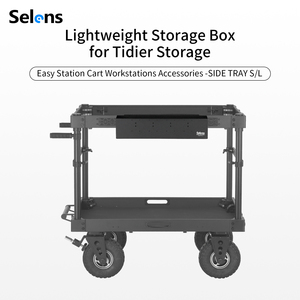 Selens-Bandeja lateral para estación de trabajo de estudio, caja de almacenamiento pequeña y ligera para accesorios de estudio, almacenamiento ordenado - Product Image 3