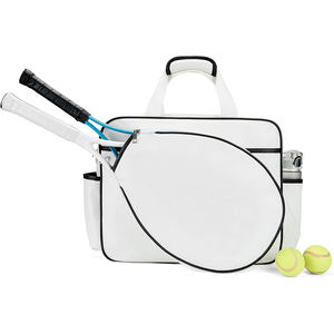 Bolsa de Hombro Impermeable de Nailon para Raquetas de Tenis/Bádminton con Correas de Hombro Extraíbles para 2 Raquetas, Bolsa Deportiva, Bolsa de Mano - Product Image 1