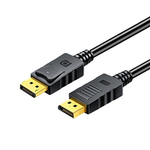Dp To Dp <b>Cable</b> 1.8m Male To Male 4K Video Connector Black Alloy With Gold Plating <b>For</b> <b>Computer</b> Monitor Connection - Product Image 2